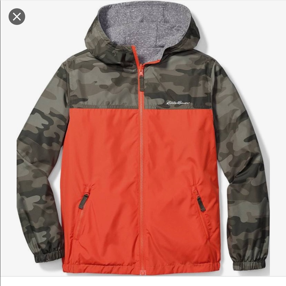 NWT Eddie Bauer Windy Ridge Reverse Hooded Jacket